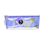 Пенал - косметичка Alingar, ПВХ-голографика, молния, жидкость, звездочки, 80 х 210 мм, "Космонавт на ракете", голубой (космонавт на ракете)