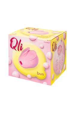 Вакуум-волновой стимулятор клитора Qli by Flovetta Bun, силикон, розовый, 6,5 см