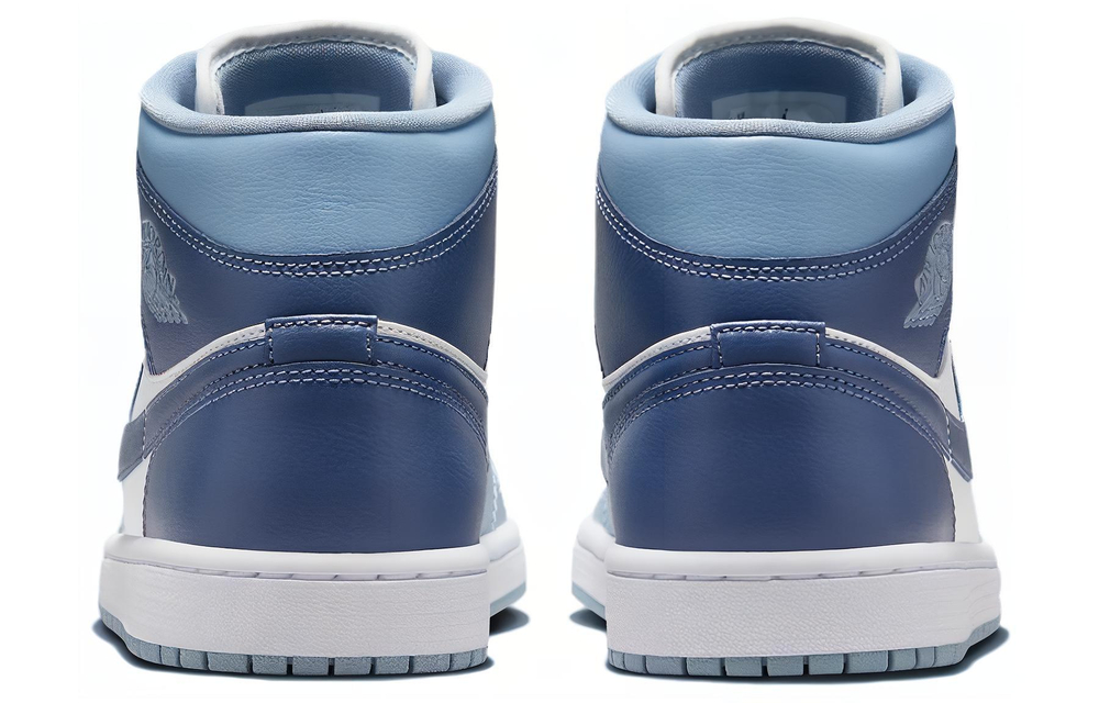 Air Jordan 1 Mid Sail Diffused Blue Women's