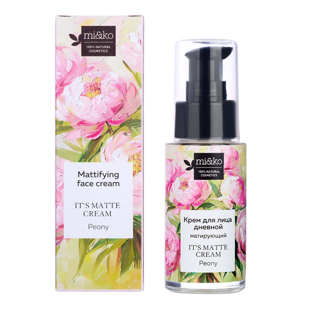 Крем матирующий для лица / It`s matte cream Peony 30 мл
