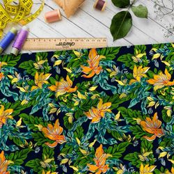 Ткань премиум мембрана цветочный хаос