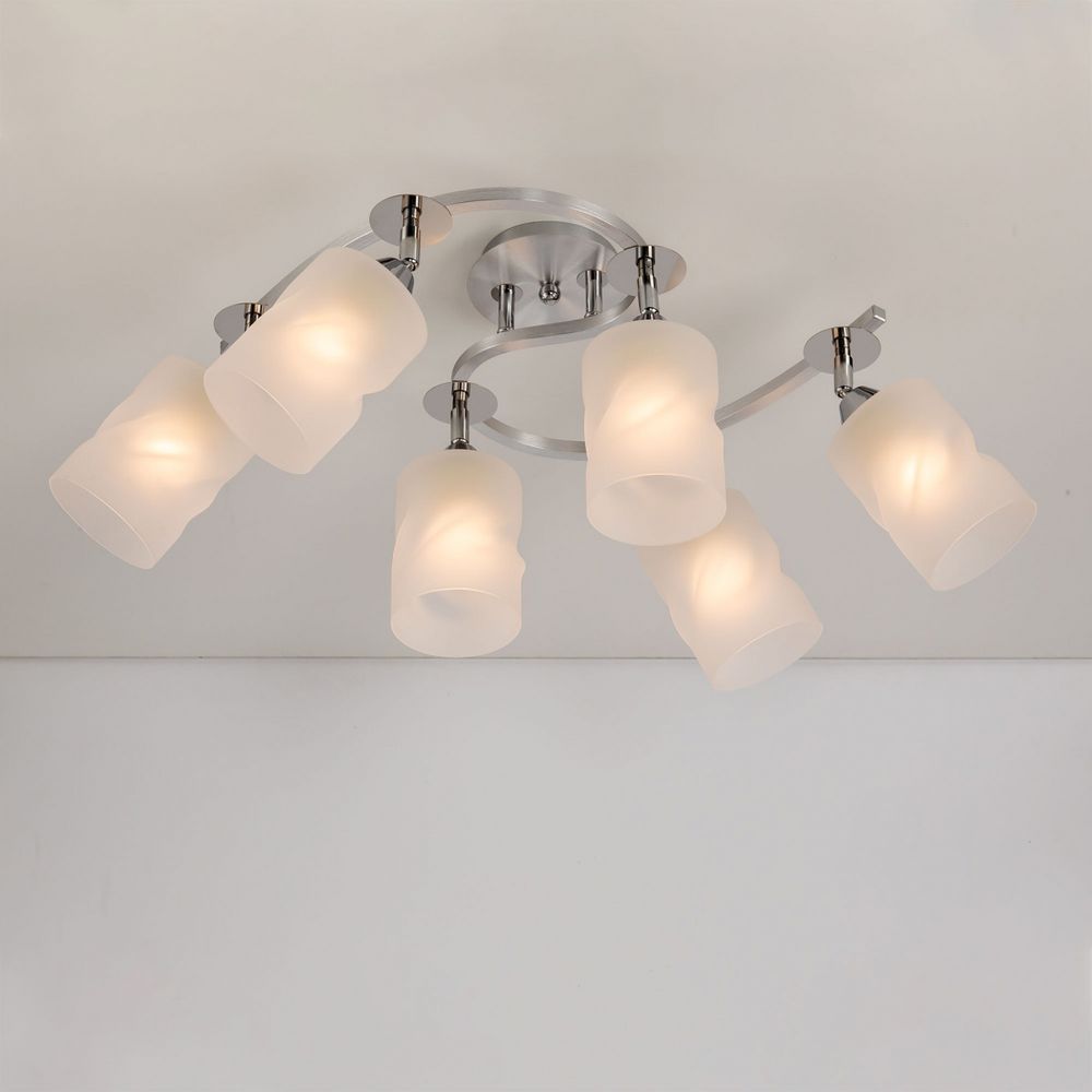 Citilux Сиерра CL119260 Люстра с поворотными плафонами Алюминий