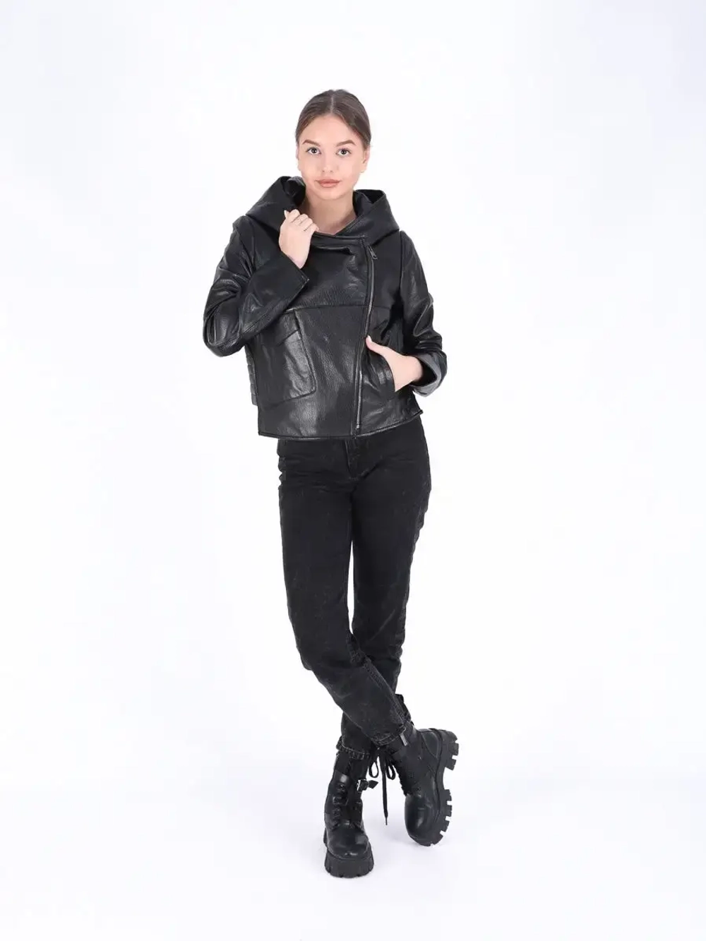 Куртка женская из натуральной кожи