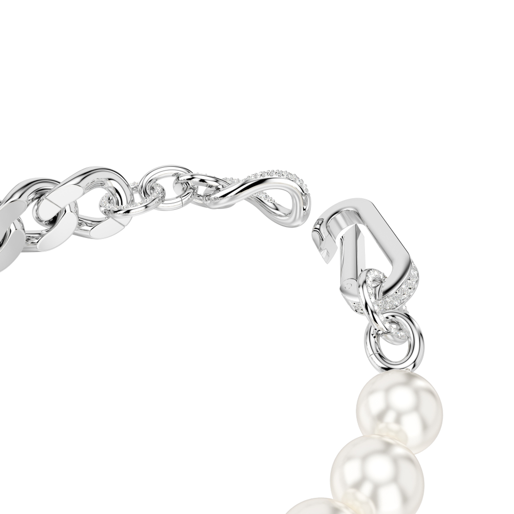 DEXTERA:BRACELET PEARL WHI/RHS M