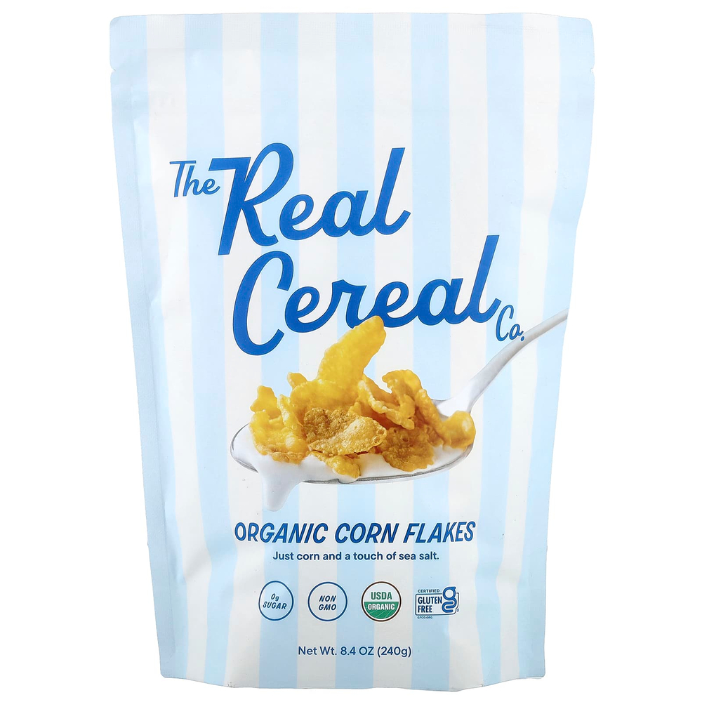 The Real Cereal Co, органические кукурузные хлопья, 240 г (8,4 унции)