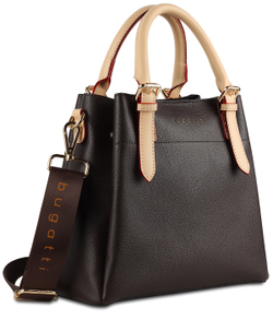 Фото сумка женская BUGATTI Ella коричневая полиуретан  с гарантией