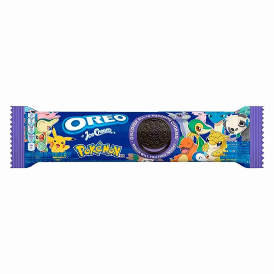 Пирожное OREO Pikachu со вкусом мороженого из черники, 119,6 г (Индонезия)