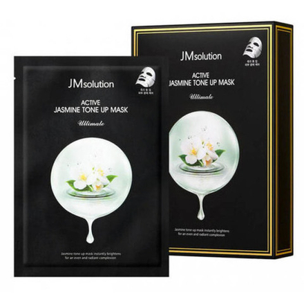 Маска тканевая с экстрактом жасмина - JMsolution Active jasmine tone upmask ultimate
