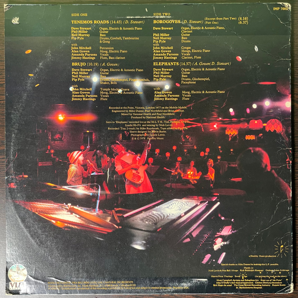 National Health ‎– National Health (США 1978г.)