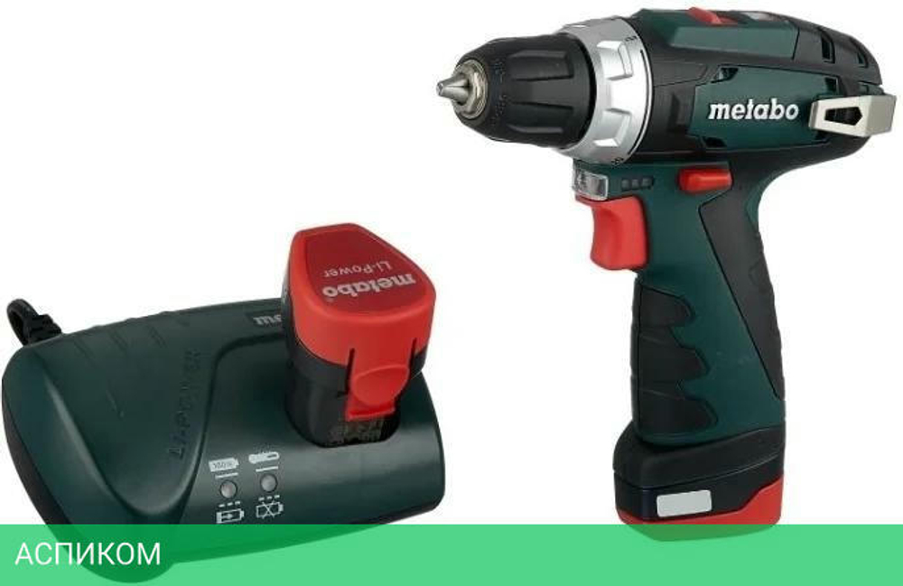 Дрель-шуруповерт Metabo BS Basic с 2-мя АКБ, кейс (600984500)
