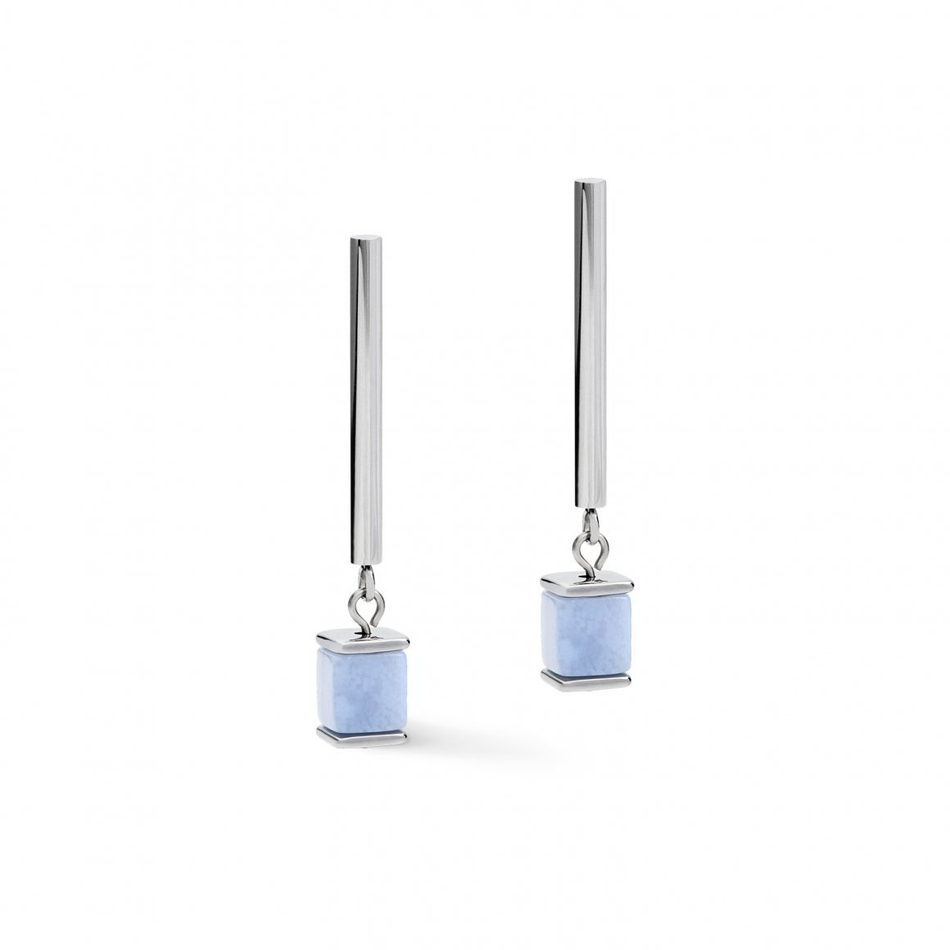 Серьги Coeur de Lion Blue-Beige 5059/21-0710 цвет голубой