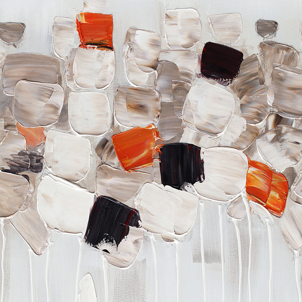 Панно декоративное fleur, 80х140 см, бежевое