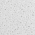 Японский бисер TOHO Demi 8/0 (№161F), прозрачный радужный матовый