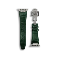 Ремешок для Apple Watch - Alligator Leather Green