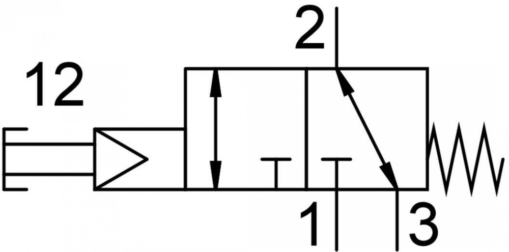VHEF-PTC-M32-M-G14 Распределитель с кнопочным управлением