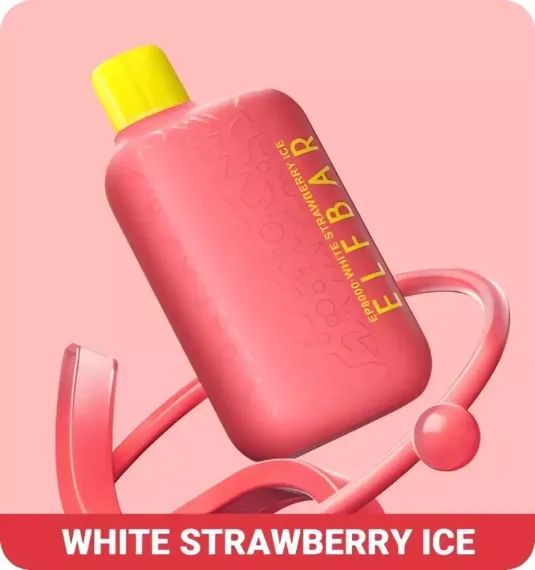 ELF BAR EP8000 - White Strawberry Ice (5% nic)