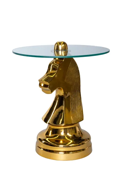 Кофейный стол "Лошадь" золото