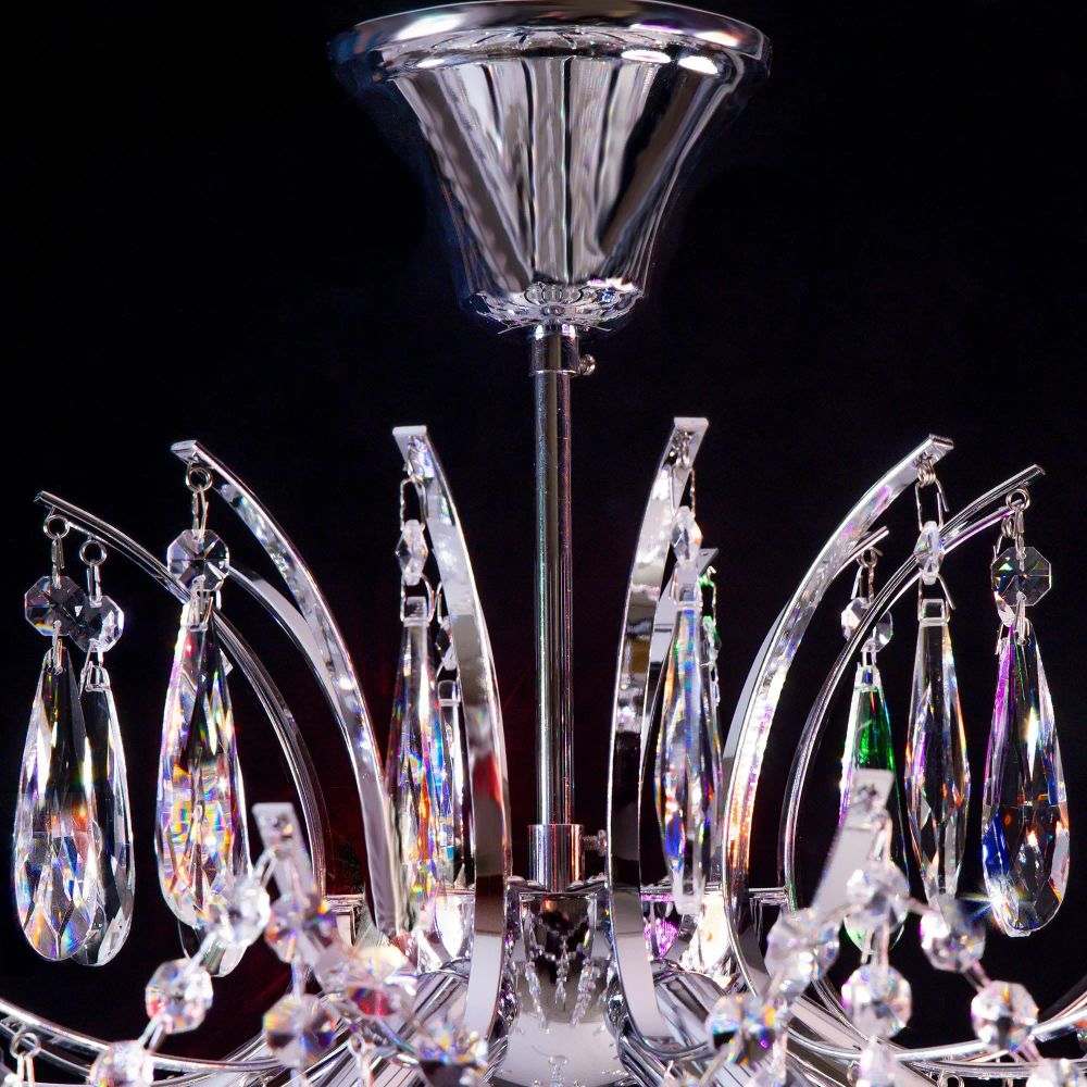 Citilux Селена CL302160 Люстра хрустальная Хром