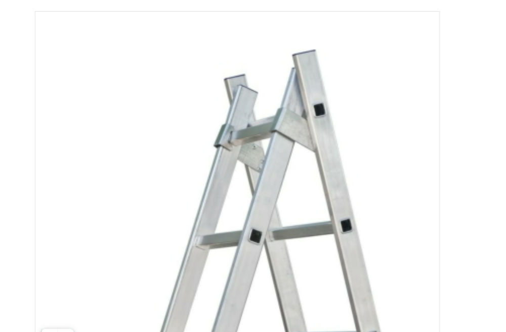 Лестница алюминиевая двухсекционная 13 ступеней SMARTY/SN011-213