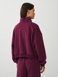 Олимпийка с велюровым эффектом "Слива" женская