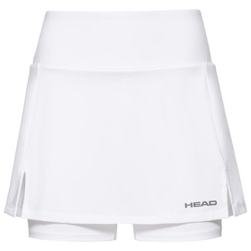 Теннисная юбка Head Club Basic Skort Long W - белый
