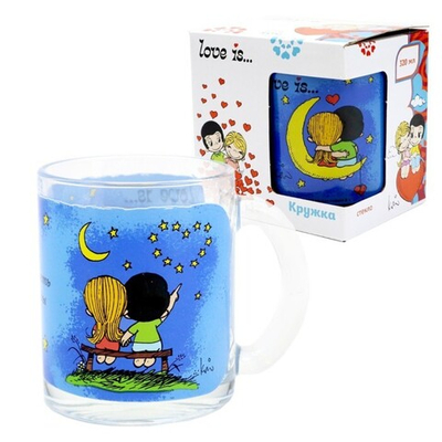 Кружка «Love is...Смотреть на звезды», в подарочной упаковке, стекло