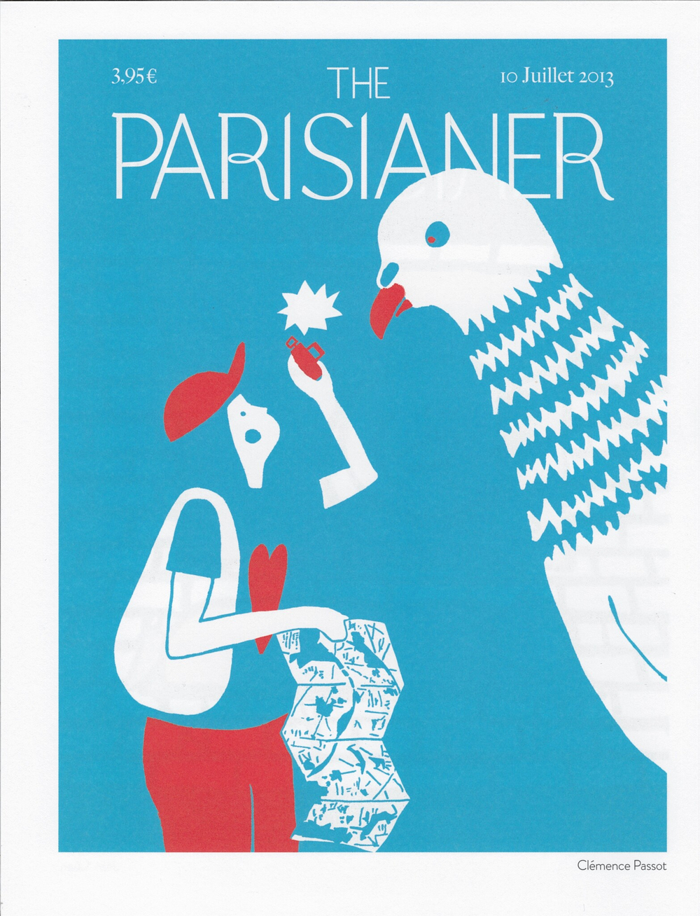 Постер журнала The Parisianer 10-07-2013, двойной