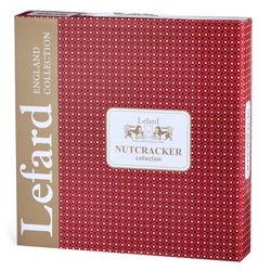НАБОР ФИГУРНЫХ ТАРЕЛОК ЗАКУСОЧНЫХ LEFARD "NUTCRACKER" 2 ШТ. 20,5*2 СМ (КОР=16НАБ.)