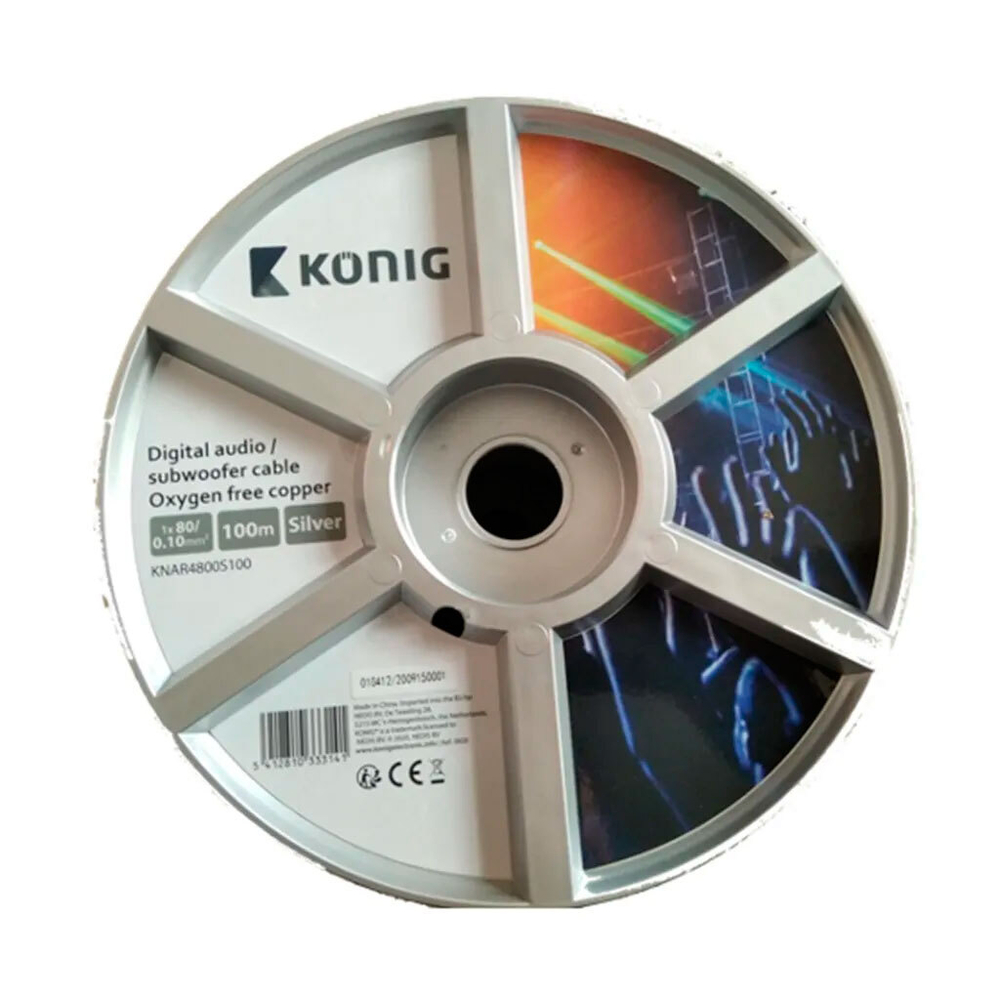 Акустический кабель Konig OFC 1x80, 0.10 мм2, 100 метров