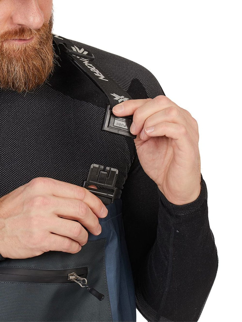 Полукомбинезон забродный Norfin PILOT BOOTFOOT р.41-S с сапогами резина