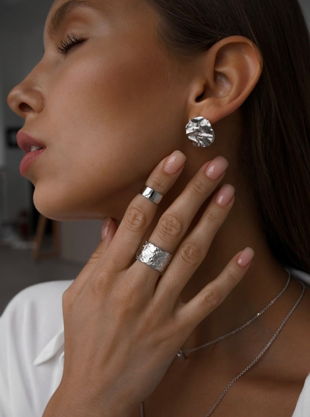 Кольцо широкое на верхнюю фалангу