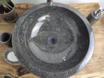 Раковина из мрамора Bowl Black Marmo BM-60032 45*45*15