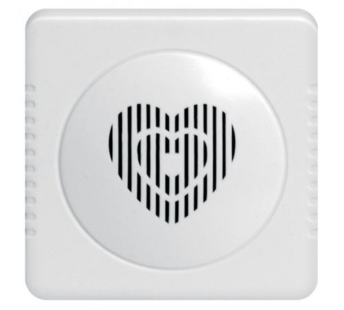 Звонок проводной Тритон 12 мелодий питание от батар. белый 2ААх1,5В 80-90 дБА СР-02Б