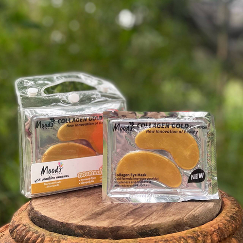 Коллагеновые патчи для глаз с био-золотом Collagen Gold Eye Mask Moods