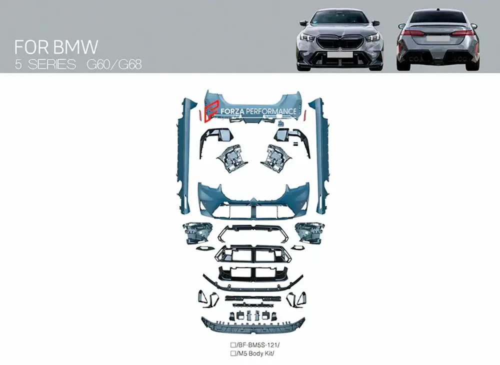 Обвес переделка для BMW 5 серии G60 G68 2023+ в M5 G90 2024+ БМВ