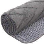 Коврик для ванной 80*120"Медео» серый