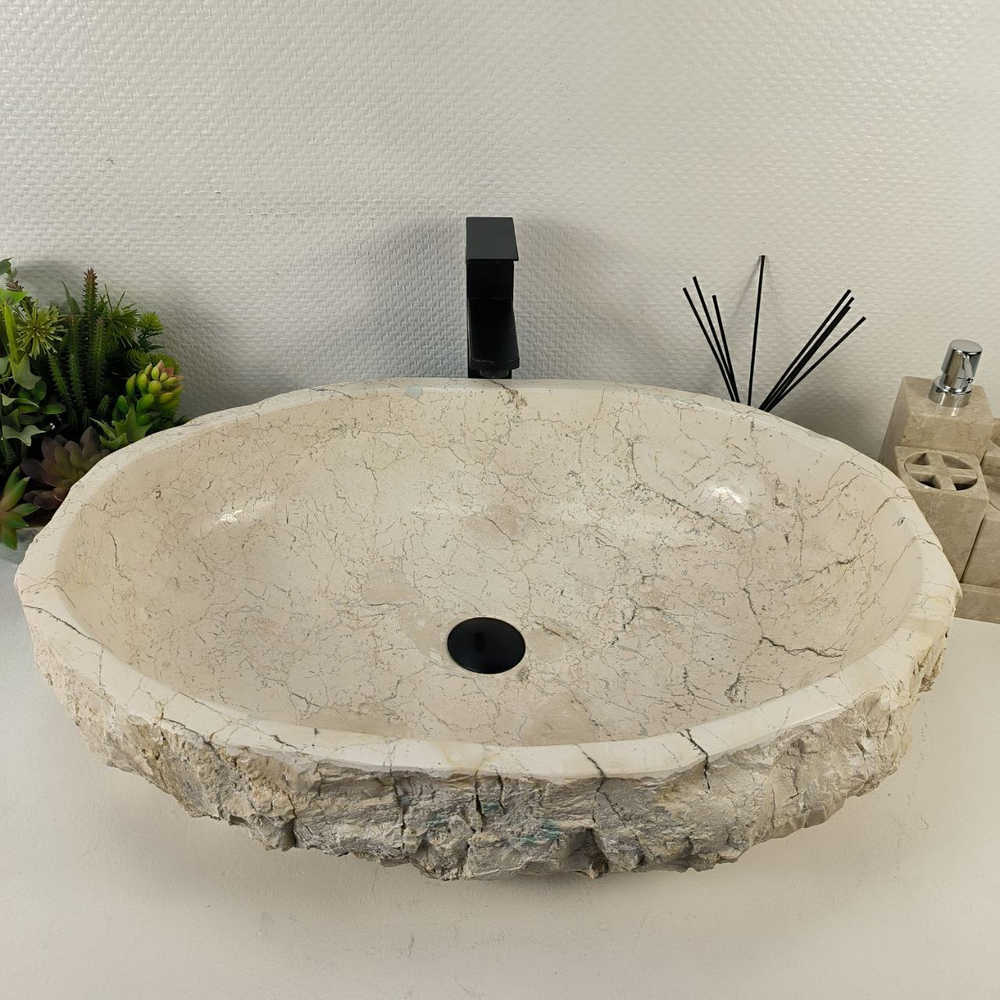 Раковина из мрамора Erozy Cream EM-65520 67*47*16 0880