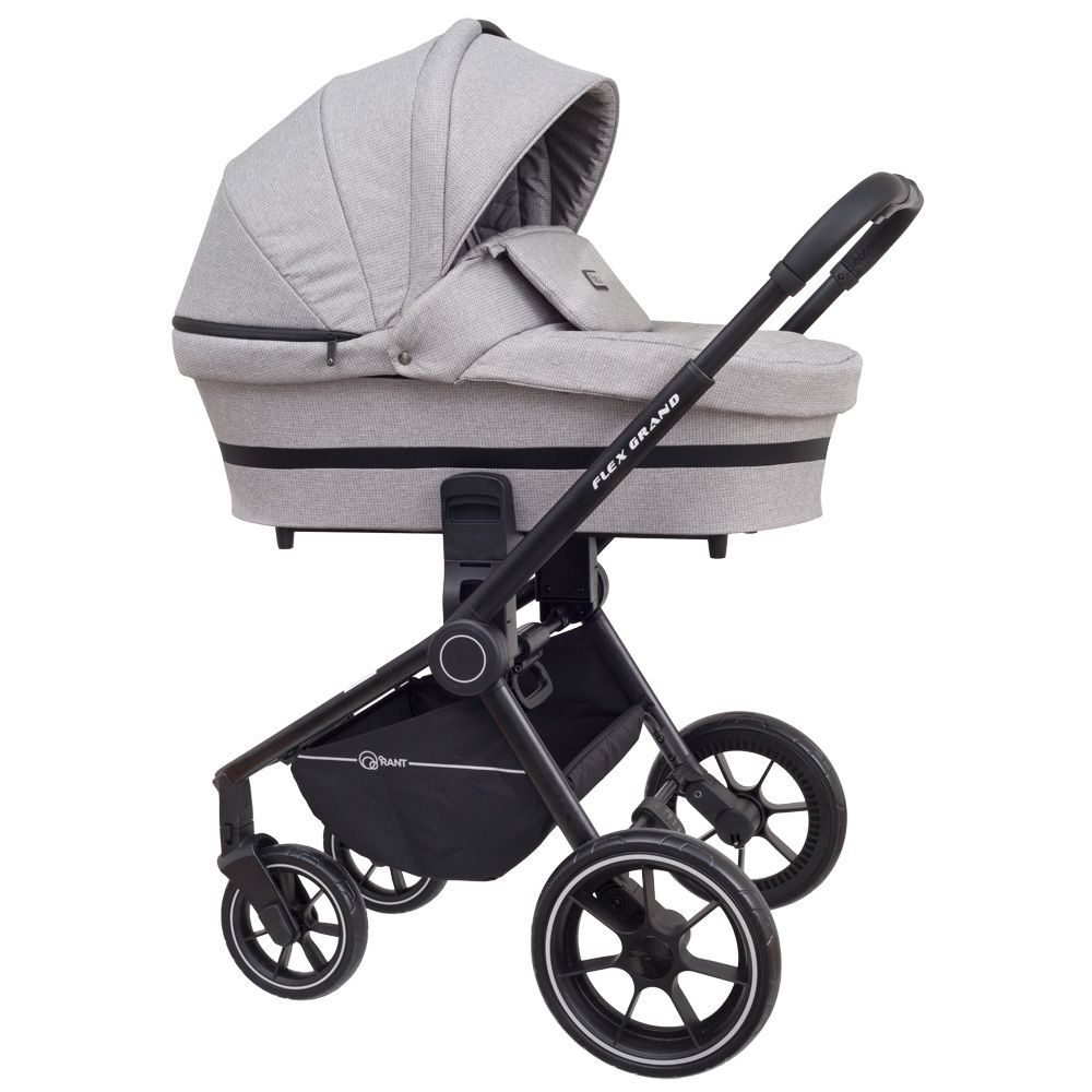 Коляска детская Rant "FLEX GRAND" PU (2в1) RA065 Mineral Silver