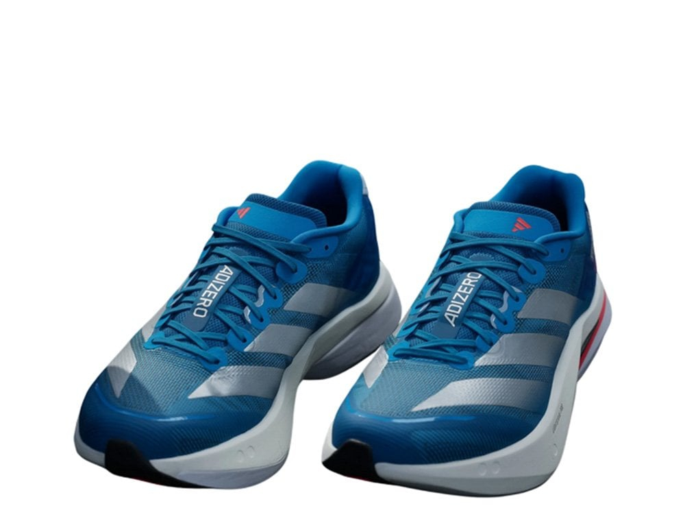 Кроссовки для бега мужские adidas Adizero Boston 13 M Сине-серебристые