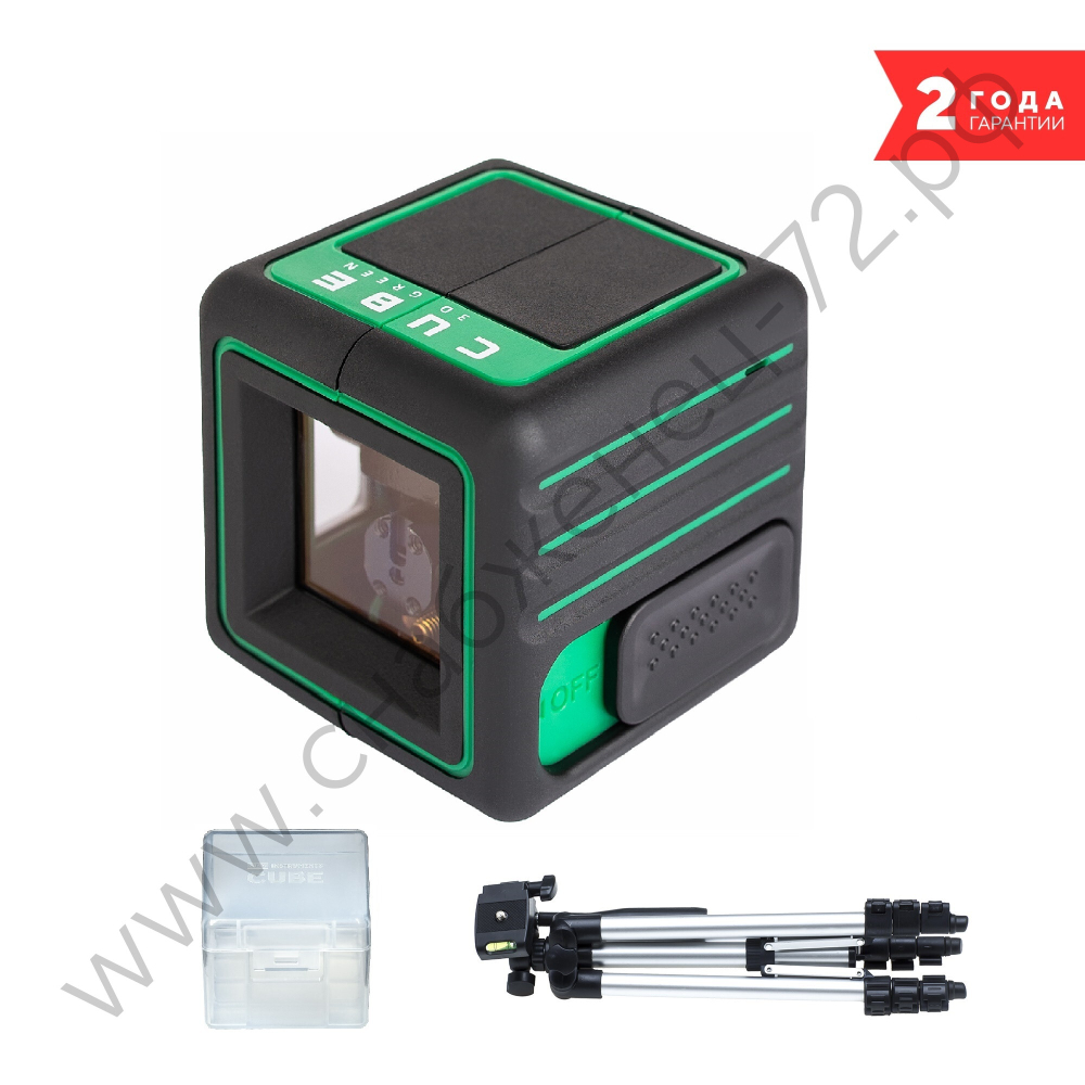 Лазерный уровень ADA CUBE 3D GREEN PROFESSIONAL EDITION