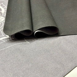 Тревел коврик для йоги Mandala Grey 185*68*0,1 см из микрофибры и каучука