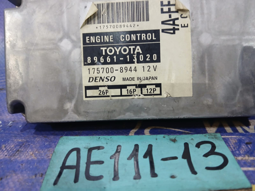 Компьютер двигателя TOYOTA SPACIO 1998