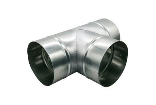 52-8-180 Тройник вентиляционный для круглых воздуховодов,100мм
