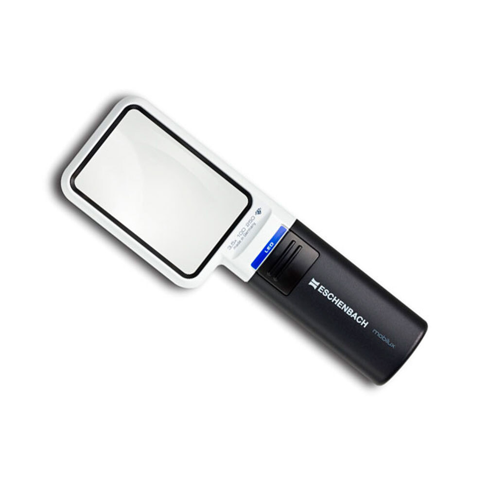 Лупа на ручке асферическая Eschenbach Mobilux LED 3,5x, 75x50 мм, с подсветкой - фото 1