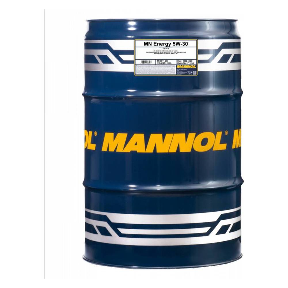 Синтетическое моторное масло MANNOL Energy SAE 5w30 API SL (208л)