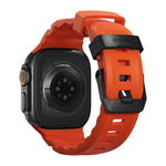 Спортивный ремешок Nomad Rocky Point Band Limited Edition для Apple Watch 44, 45, 46 мм и Ultra 2–3 Водостойкий ремешок из фторэластомера с классической застёжкой из титана 5-го класса. На запястье обхватом 145–195 мм