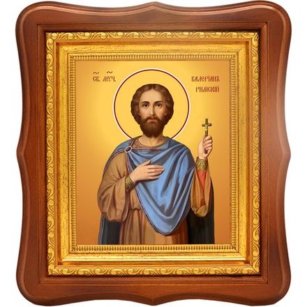 Валериан Римский святой мученик. Икона на холсте.