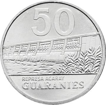 50 гуарани 2019 Парагвай