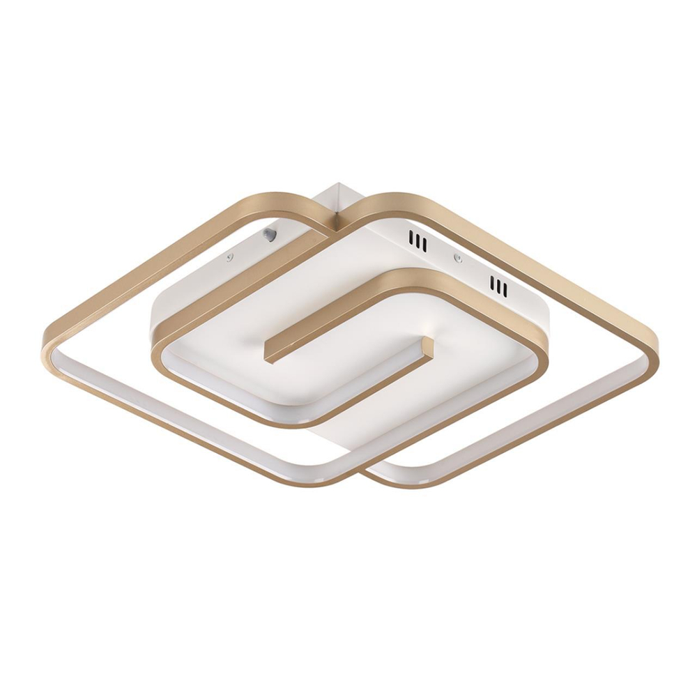 8019/75CL LEDIO LN25 шампань/белый металл/акрилл Потолочный светильник LED 75W 220V 3000-6000K TWIST