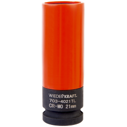 WDK-703-4021L Головка торцевая ударная тонкостенная 1/2", 6 граней, 21 мм